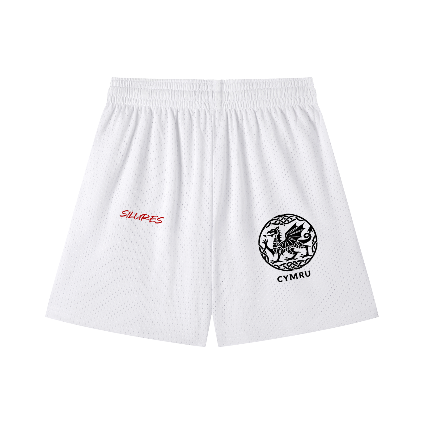 Mesh Drawstring Shorts