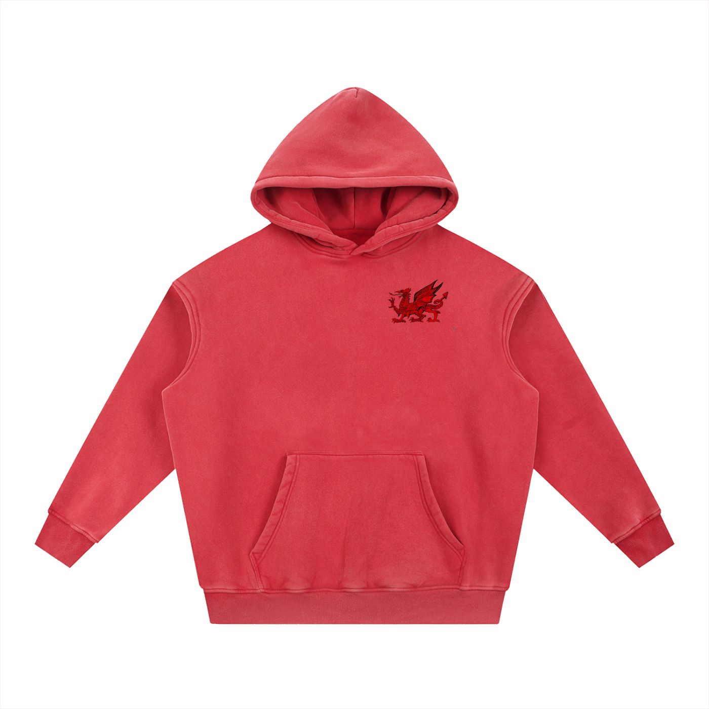 Snow Wash Fleece Oversize Hoodie