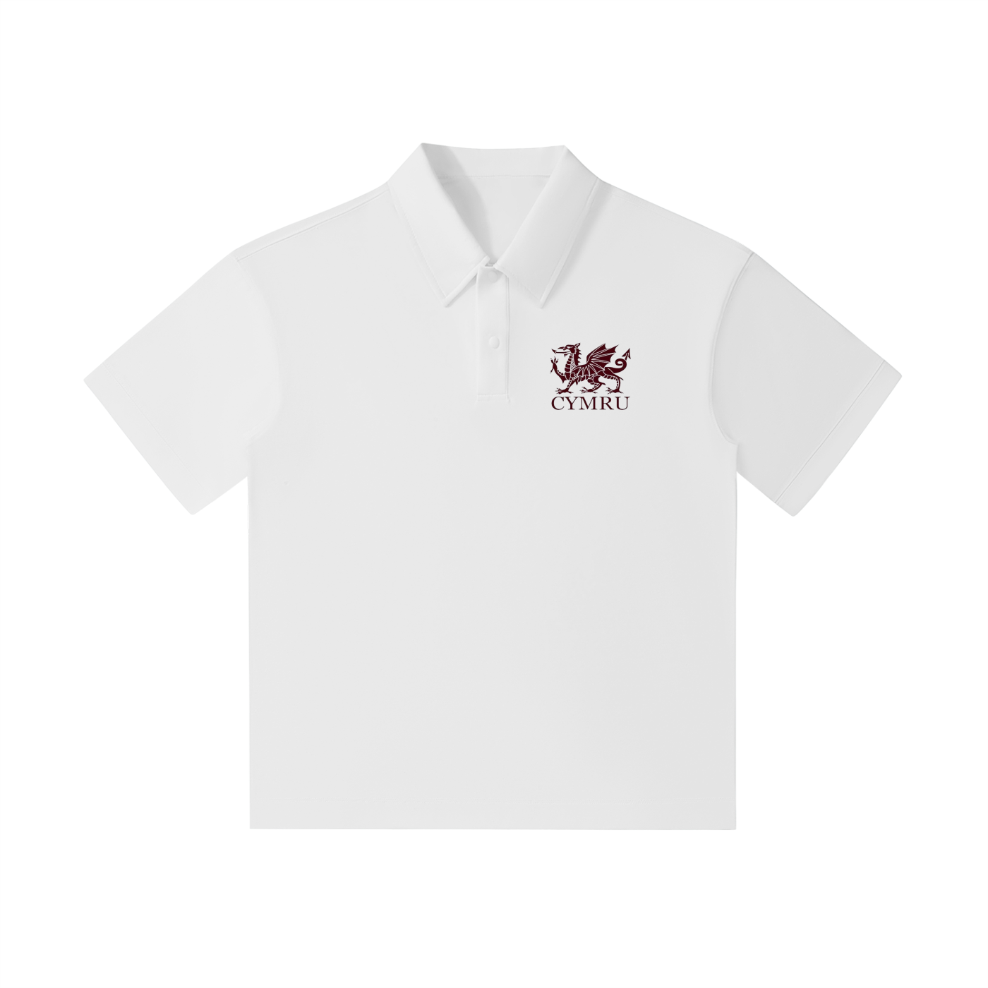 Drop Shoulder Short-Sleeve Polo