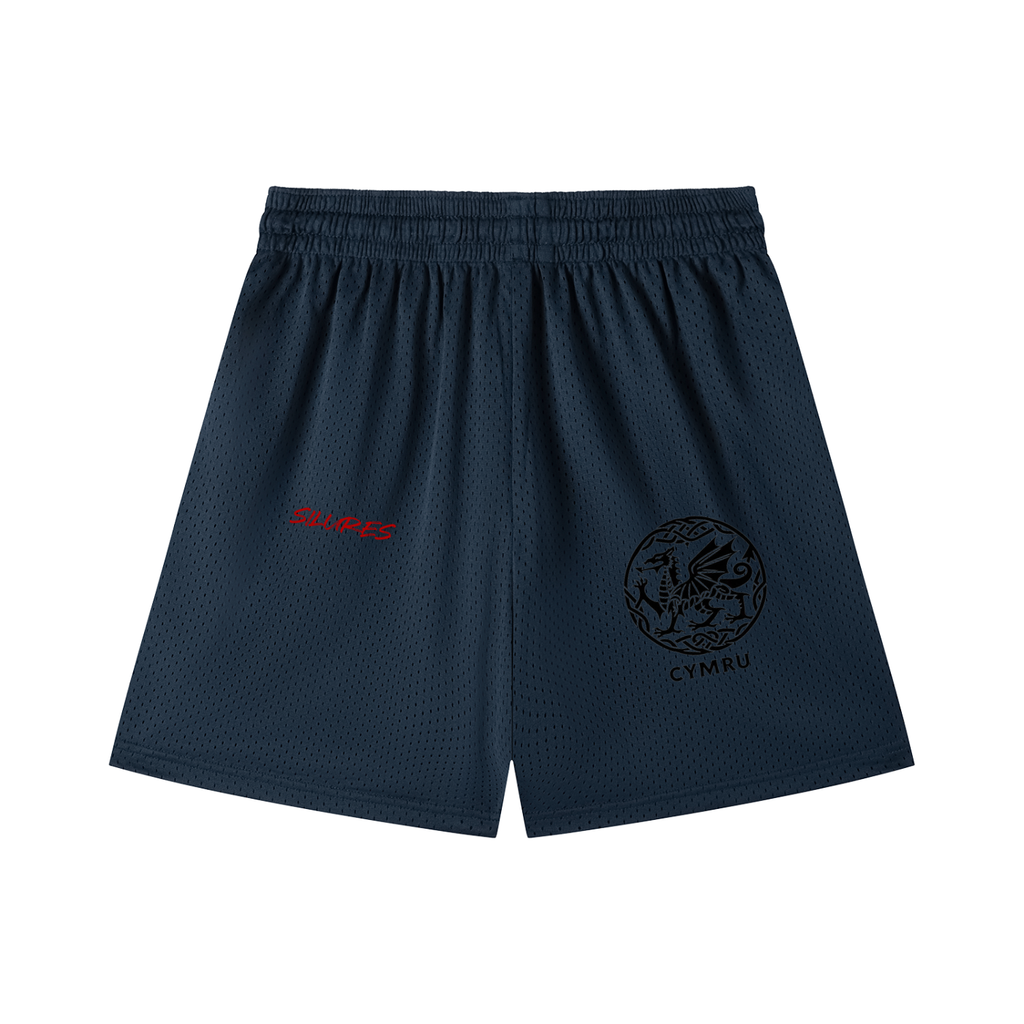 Mesh Drawstring Shorts