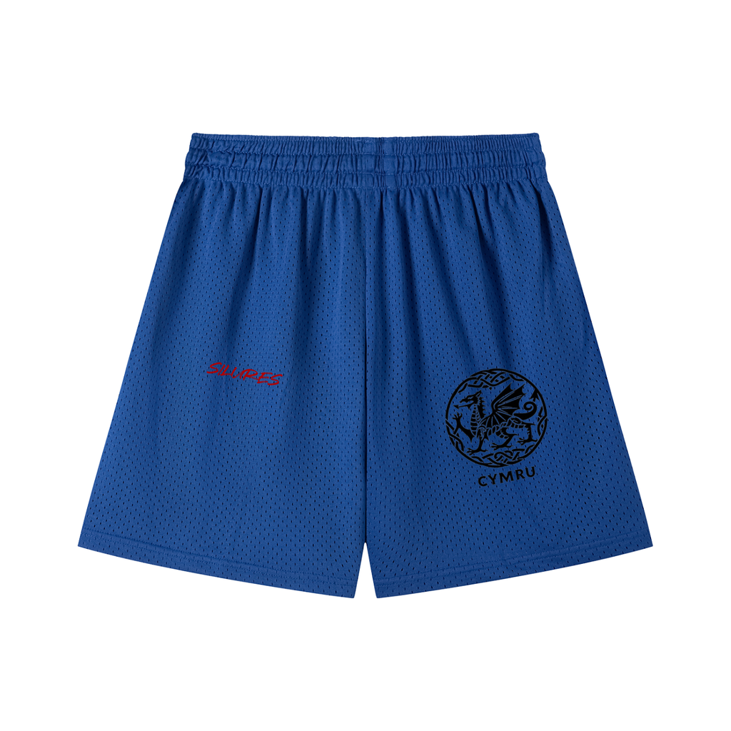 Mesh Drawstring Shorts