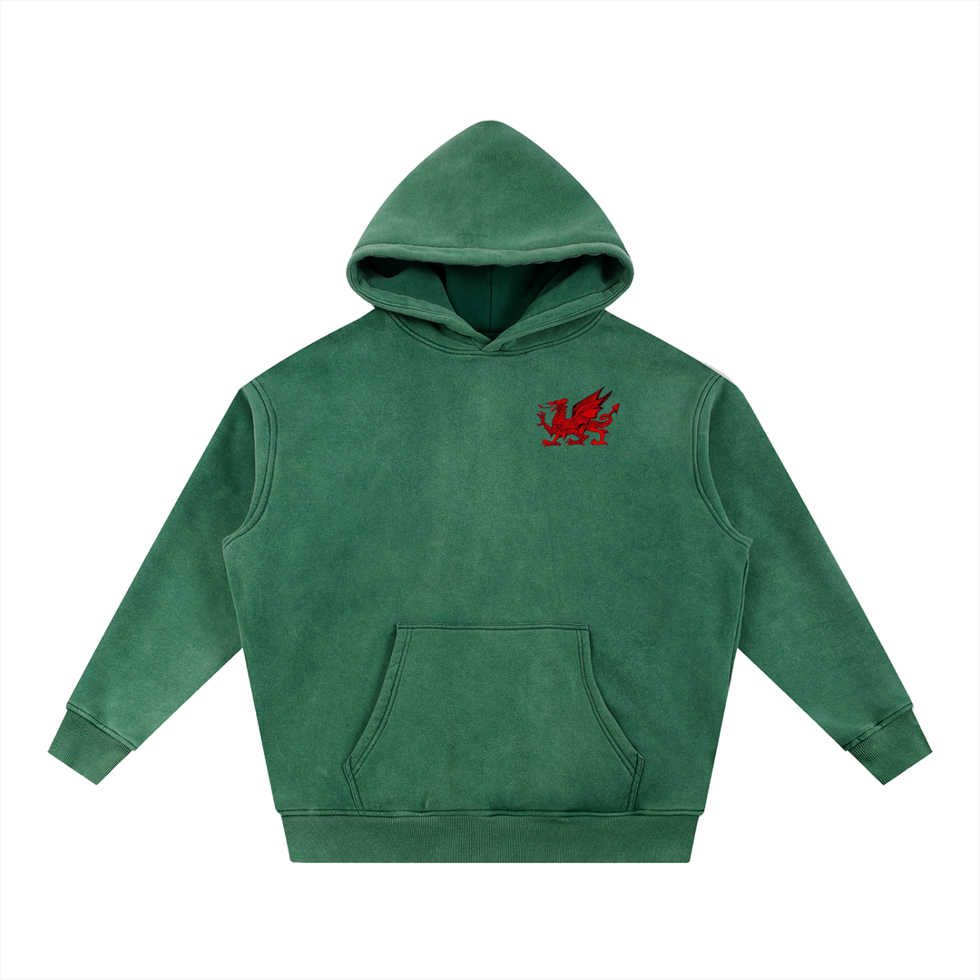 Snow Wash Fleece Oversize Hoodie