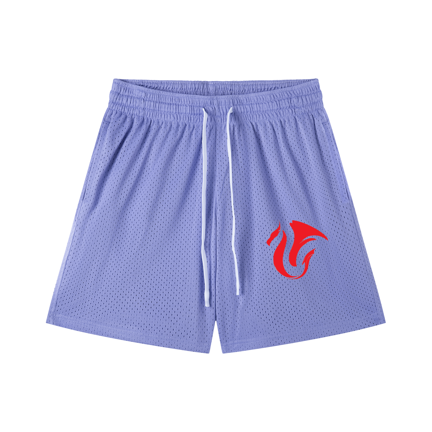 Mesh Drawstring Shorts