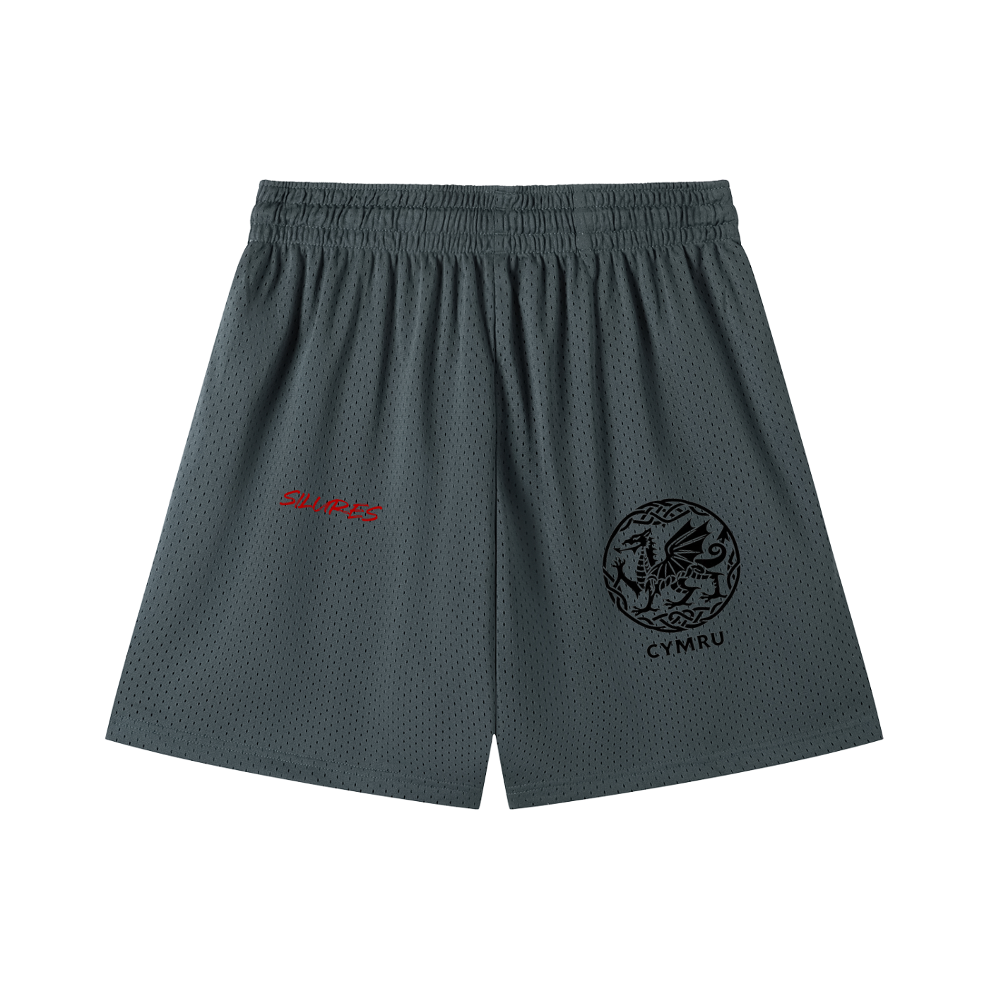 Mesh Drawstring Shorts