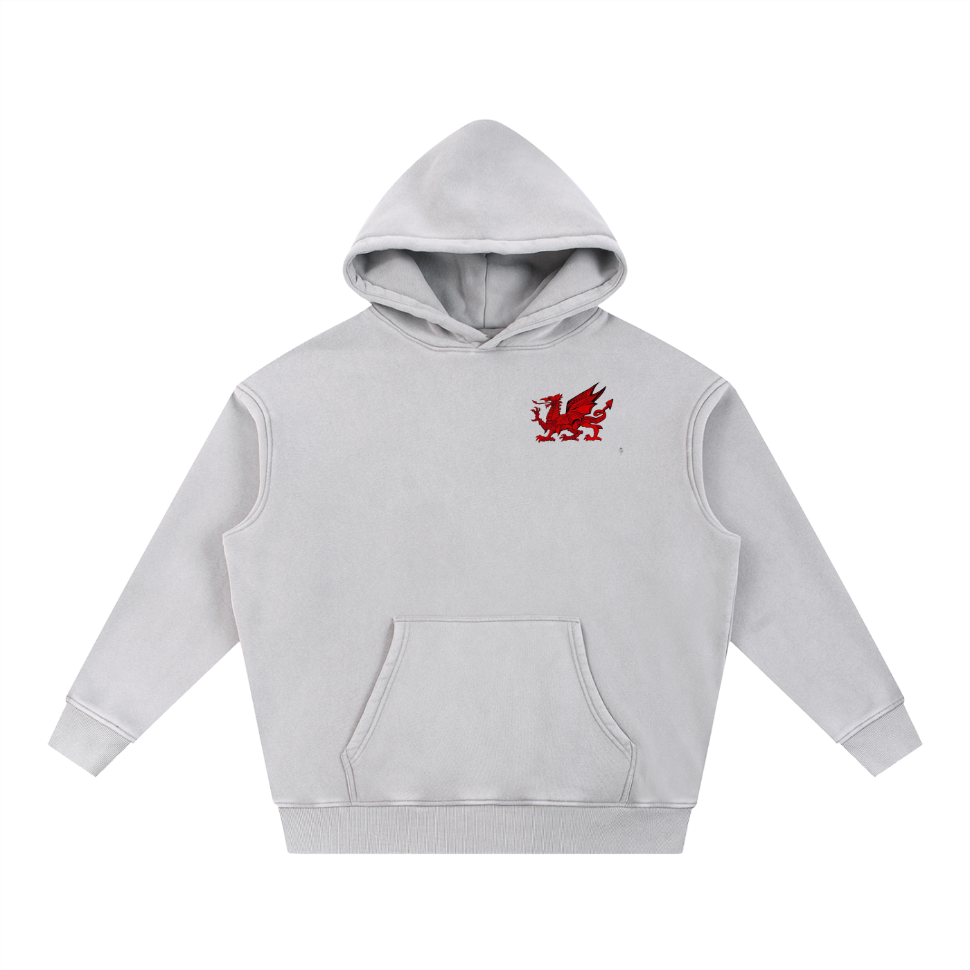 Snow Wash Fleece Oversize Hoodie