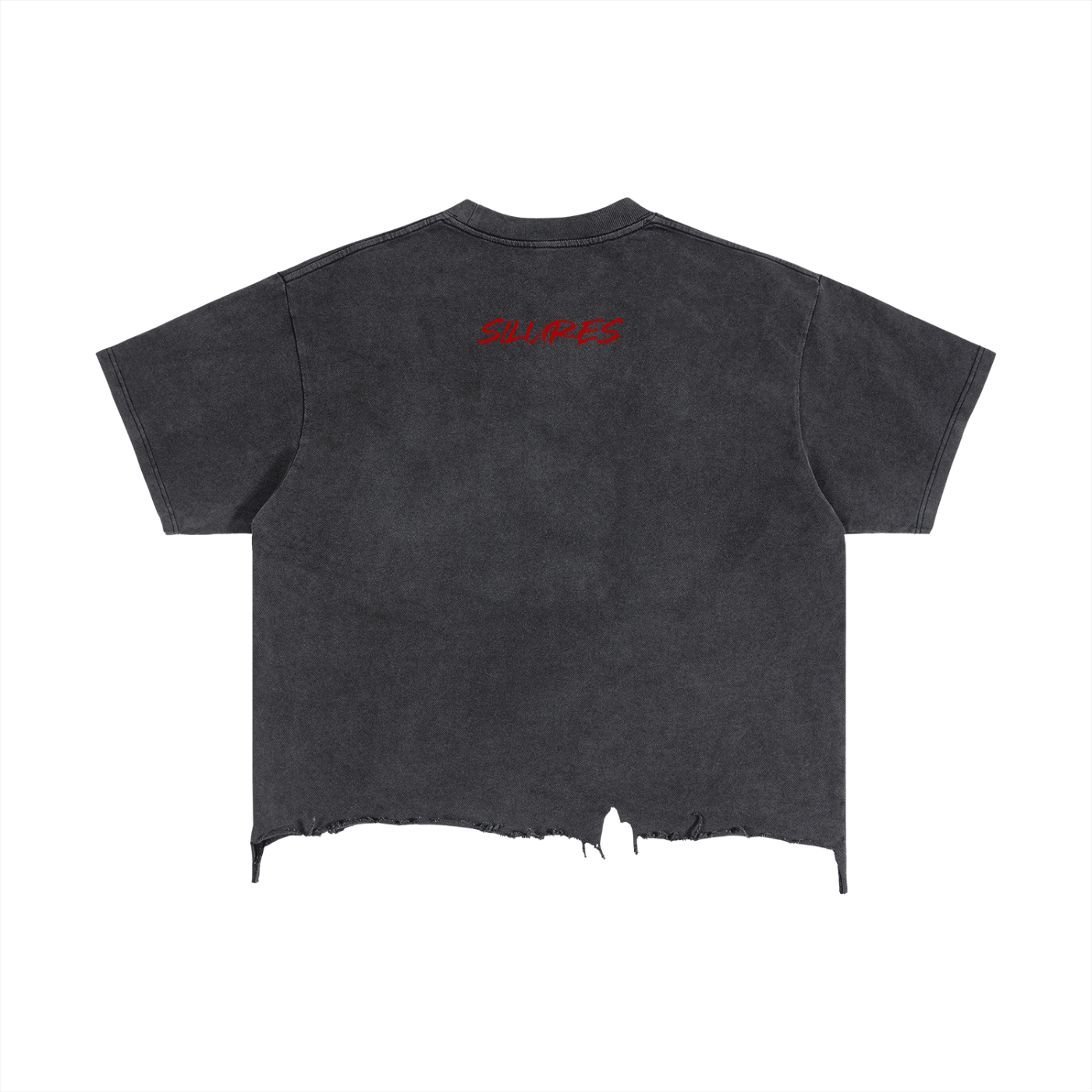 Vintage Wash Boxy Distressed Hem T-Shirt