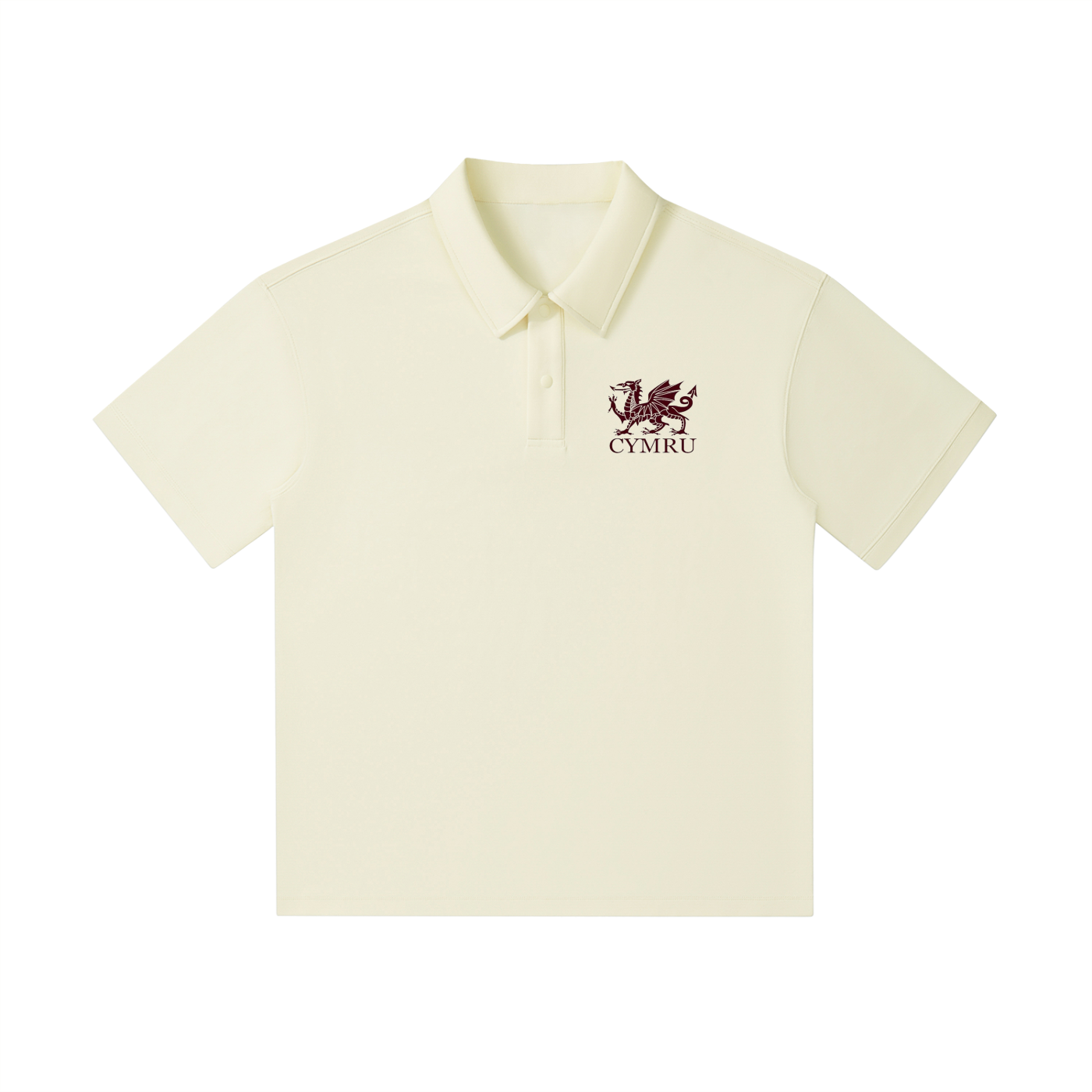 Drop Shoulder Short-Sleeve Polo