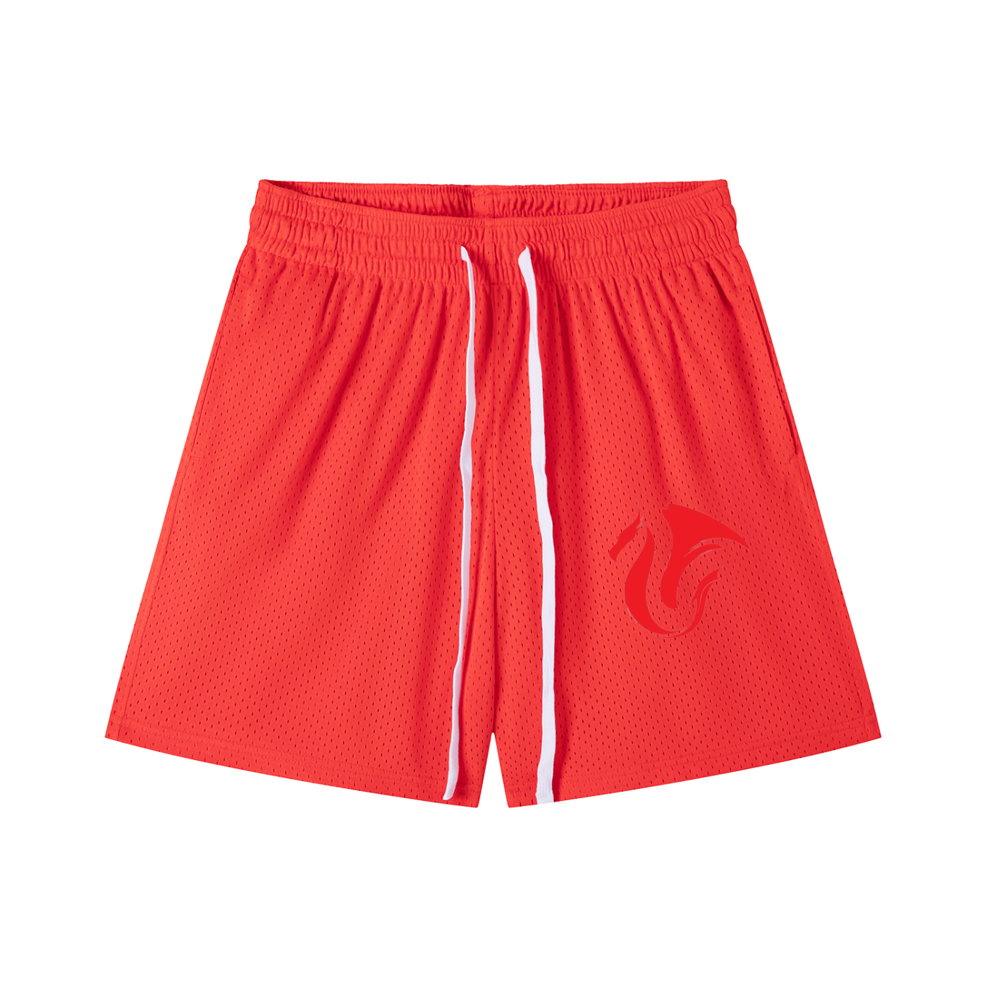 Mesh Drawstring Shorts