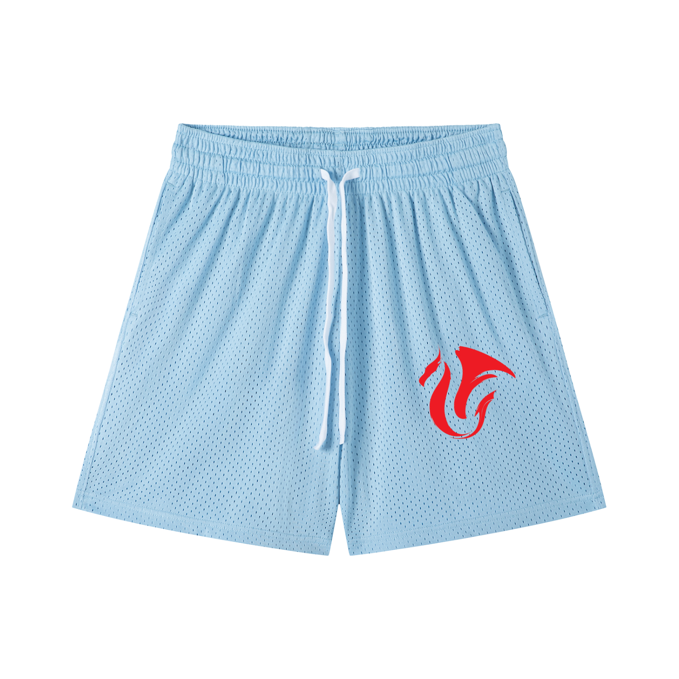 Mesh Drawstring Shorts