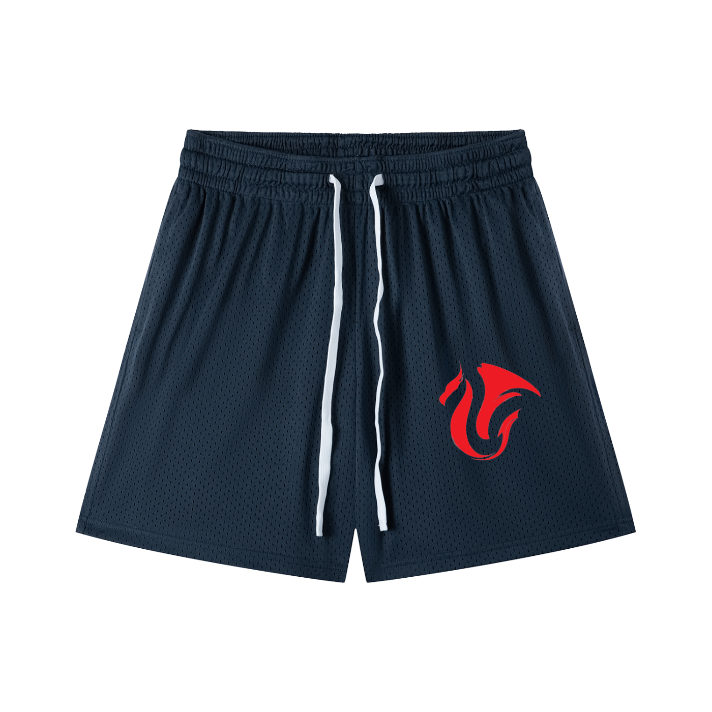 Mesh Drawstring Shorts