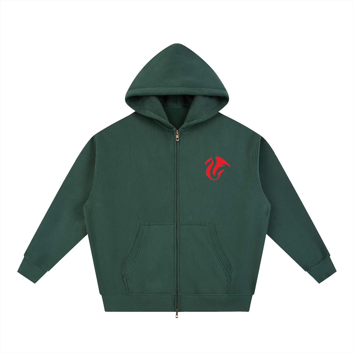Essential Oversized Fleece Boxy Hoodie