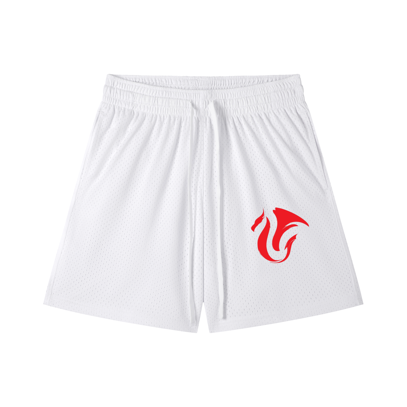 Mesh Drawstring Shorts